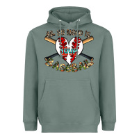 Sage all you need is love baseball Heavyweight Hoodie - CowhideDigitalArt