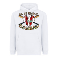 White all you need is love baseball Heavyweight Hoodie - CowhideDigitalArt
