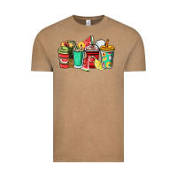 Vintage Coffee Fruits coffee cups Vintage Tee - NancyCooperArtShop