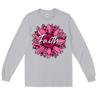 Moon Dust faith breast cancer awareness sunflower Long Sleeve Tee - Jasminsmagicworld