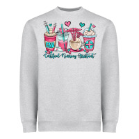 Heather Grey cna certified nursing assistant coffee cups Heavyweight Sweatshirt - OliviaCreatesArt