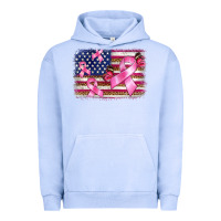 Pigment Grape Ice breast cancer american flag background Urban Hoodie - BarkalooDesign