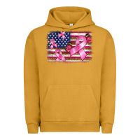 Pigment Peanut Butter breast cancer american flag background Urban Hoodie - BarkalooDesign