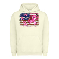 Pigment Pistachio breast cancer american flag background Urban Hoodie - BarkalooDesign