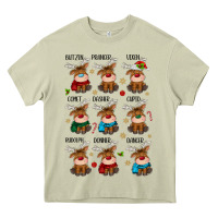 Mossy christmas reindeers Heavy Core Tee - MaliasSmallBusiness