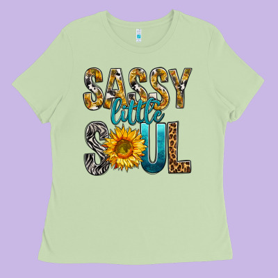Sassy Little Soul Ladies Tee Designed By Bundleandbundleshop