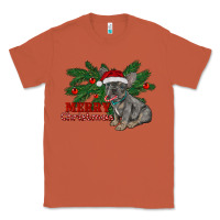 Copper merry christmas french bulldog Classic Tee - RanaPortraitStore