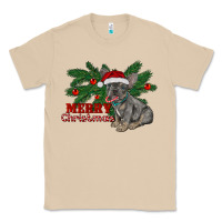 Mushroom merry christmas french bulldog Classic Tee - RanaPortraitStore