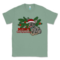Sage merry christmas french bulldog Classic Tee - RanaPortraitStore