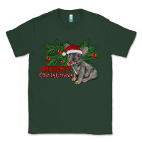 Sports Green merry christmas french bulldog Classic Tee - RanaPortraitStore