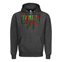 Charcoal Heather Family Christmas 2022 Zipper Hoodie - FaDigitalArtStudio