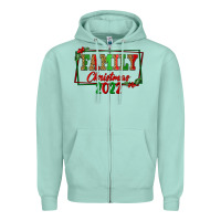 Seafoam Family Christmas 2022 Zipper Hoodie - FaDigitalArtStudio