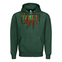 Sports Green Family Christmas 2022 Zipper Hoodie - FaDigitalArtStudio