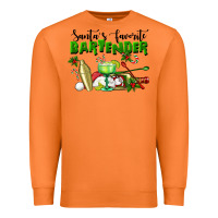 Carrot Santa's Favorite Bartender Premium Sweatshirt - LillyAllenDesigns