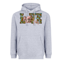 Heather Grey love pig Heavyweight Hoodie - SublimationCraftShop