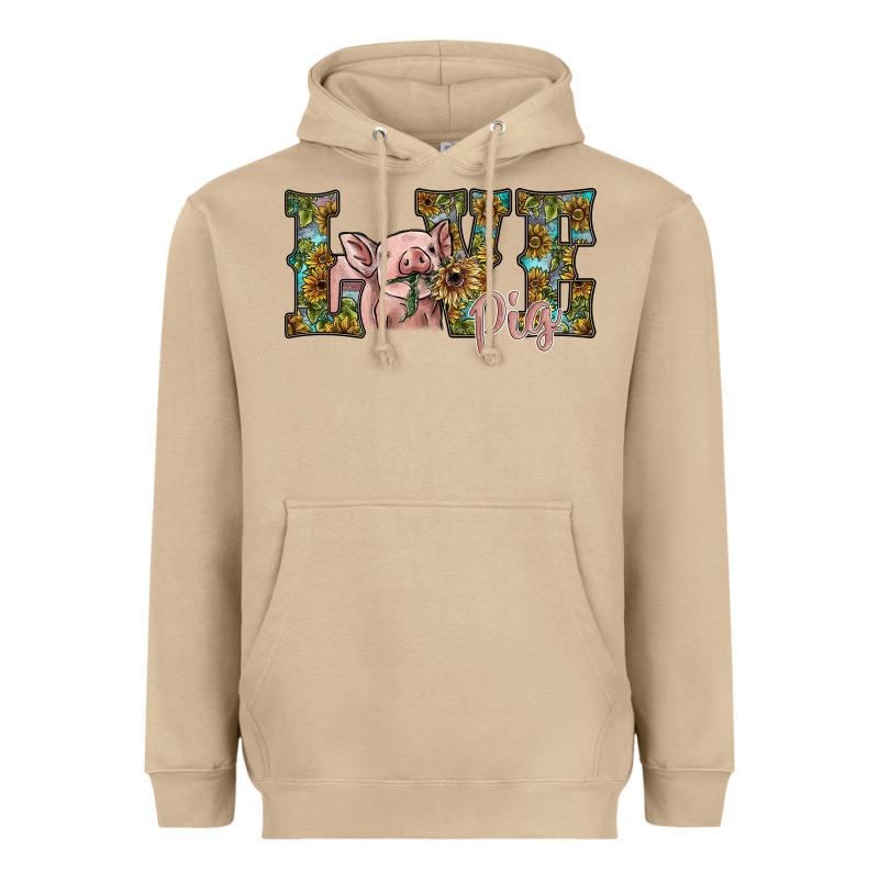 Love Pig Heavyweight Hoodie by SublimationCraftShop | Teevron