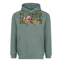 Sage love pig Heavyweight Hoodie - SublimationCraftShop