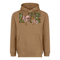 Toasted Coconut love pig Heavyweight Hoodie - SublimationCraftShop
