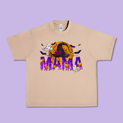 Halloween Mama Urban Heavy Tee Designed By Texasbilliewilder