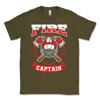 Army Green fire captain firefighter fireman job Classic Tee - tuanDangUi