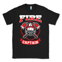 Black fire captain firefighter fireman job Classic Tee - tuanDangUi