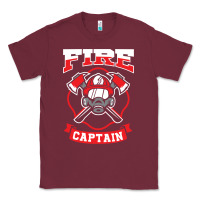 Burgundy fire captain firefighter fireman job Classic Tee - tuanDangUi