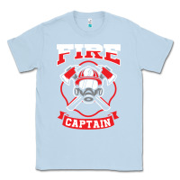 Dusty Blue fire captain firefighter fireman job Classic Tee - tuanDangUi