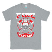 Heather Grey fire captain firefighter fireman job Classic Tee - tuanDangUi