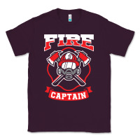 Plum fire captain firefighter fireman job Classic Tee - tuanDangUi