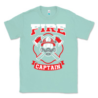 Seafoam fire captain firefighter fireman job Classic Tee - tuanDangUi