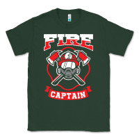 Sports Green fire captain firefighter fireman job Classic Tee - tuanDangUi