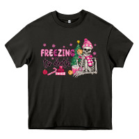Asphalt freezing to death skeleton Heavy Core Tee - MaliasSmallBusiness