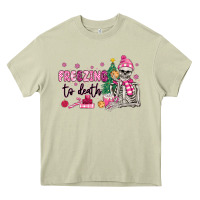 Mossy freezing to death skeleton Heavy Core Tee - MaliasSmallBusiness
