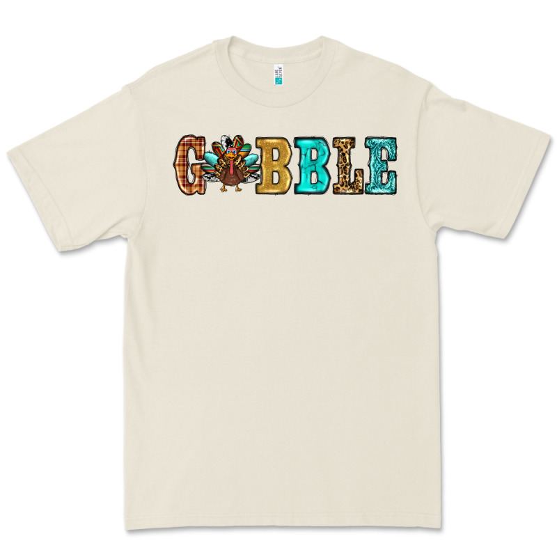 Gobble Thanksgiving Turkey Premium Tee by RanaPortraitStore | Teevron