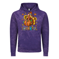 Cloud Purple Thankful Turkey Vintage Hoodie - texasbilliewilder