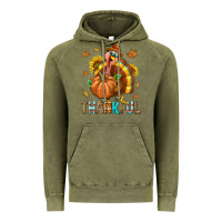 Vintage Olive Thankful Turkey Vintage Hoodie - texasbilliewilder