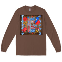 Chestnut American nurse Long Sleeve Tee - TumblerDesignByShophia