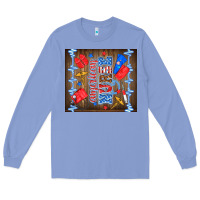 Colony Blue American nurse Long Sleeve Tee - TumblerDesignByShophia
