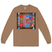 Toasted Coconut American nurse Long Sleeve Tee - TumblerDesignByShophia
