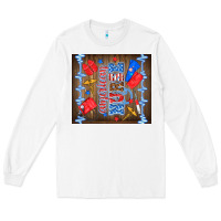 White American nurse Long Sleeve Tee - TumblerDesignByShophia