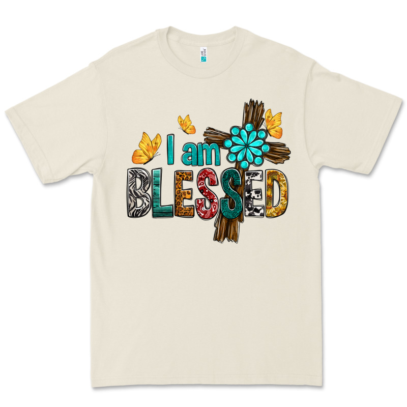 I Am Blessed Cross Premium Tee by BundleAndBundleShop | Teevron
