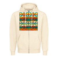 Sandshell native american aztec seamless pattern 1 Zipper Hoodie - BundleAndBundleShop