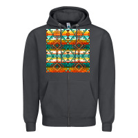 Smoke native american aztec seamless pattern 1 Zipper Hoodie - BundleAndBundleShop