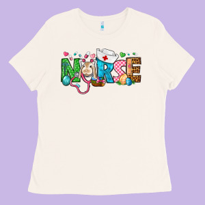 Easter Nurse Ladies Tee Designed By Bundleandbundleshop