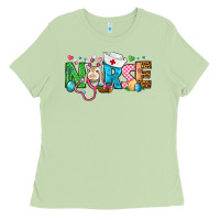 Matcha Easter Nurse Ladies Tee - BundleAndBundleShop