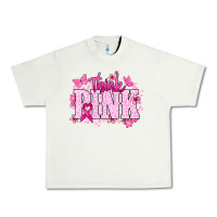Pistachio Think pink Urban Heavy Tee - NancyCooperArtShop