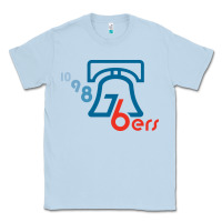 Dusty Blue bell,76ers Classic Tee - tuanDangUi