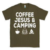 Army Green camp camping camper campfire campsite hiking gift Classic Tee - tuanDangUi