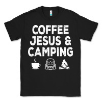 Black camp camping camper campfire campsite hiking gift Classic Tee - tuanDangUi