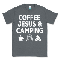 Charcoal Heather camp camping camper campfire campsite hiking gift Classic Tee - tuanDangUi